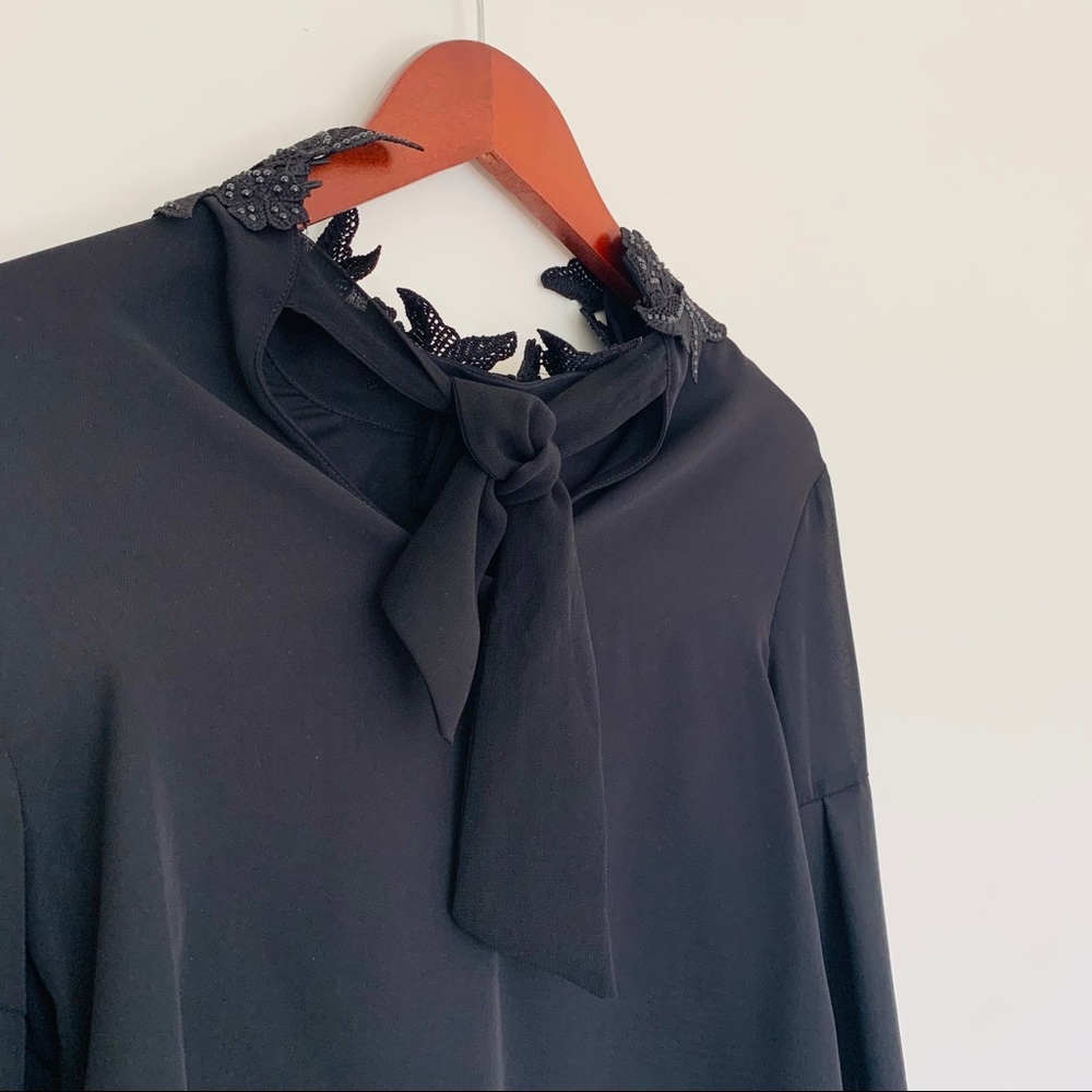 Zara blouse with beaded embellishments